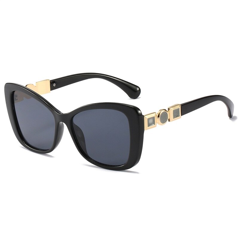 Nuevas gafas de sol con forma de ojo de gato para mujer, gafas de sol de marca de diseñador a la moda con lentes degradados para mujer, gafas de sol grandes para mujer con protección UV400 