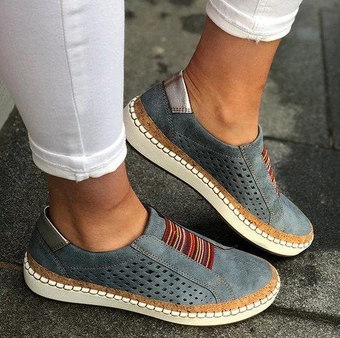 43 Yards Hollow Single Shoes Parrot Women's Casual Foreign Trade Women's Shoes Trend