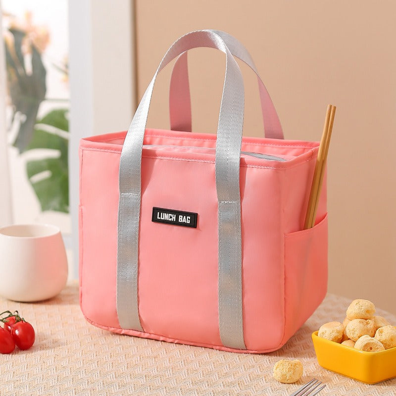 Lunch Box, Portable Thermal Insulation Bag, Waterproof Small Meal Bag, Aluminum Foil, Thickened Bento Bag, Large Meal Bag