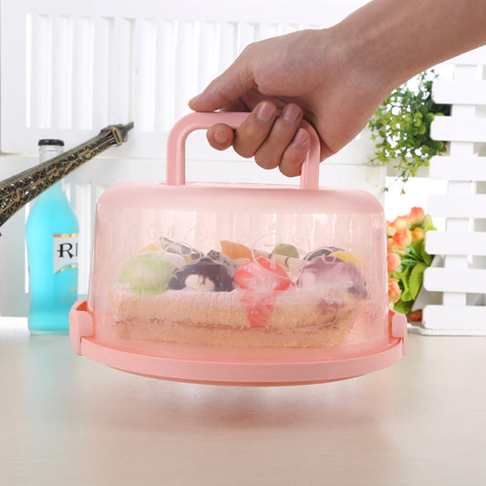 Fashionable Multifunctional Cake Box, Portable Portable Cake Box, Household Baked Goods, Fruit Preservation Storage Box