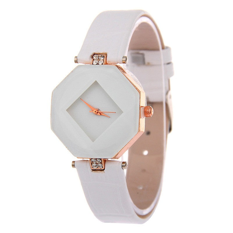 Relojes para mujer, reloj de pulsera de cuarzo con cristales geométricos y corte de gemas, reloj de vestir de moda, reloj de regalo para mujer, reloj femenino, 5 colores 