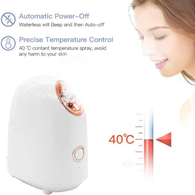 Vaporizador facial Limpiador facial Herramientas para el cuidado de la piel Masajeador Humidificador Hidratante Antienvejecimiento Arrugas Belleza femenina Herramientas para el cuidado de la piel 