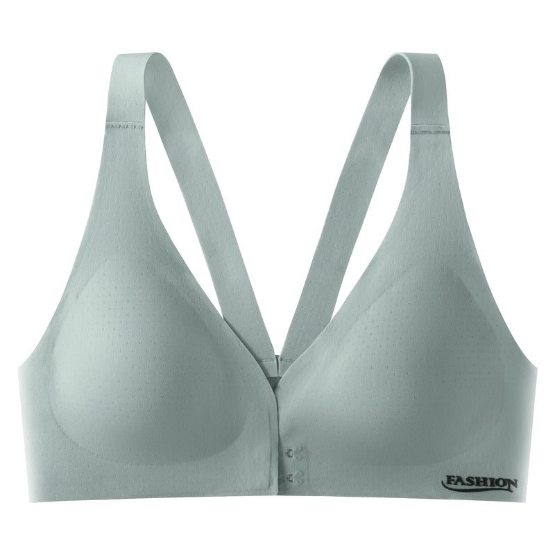 Front Breasted Adjustable Gathered Back for Comfortable Movement, No Marks, No Steel Rings, Ultra Thin Underwear Bra