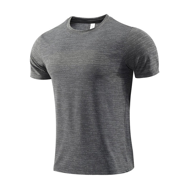 Camiseta deportiva de manga corta para hombre, ropa de secado rápido, ropa para correr de verano, ropa de fitness