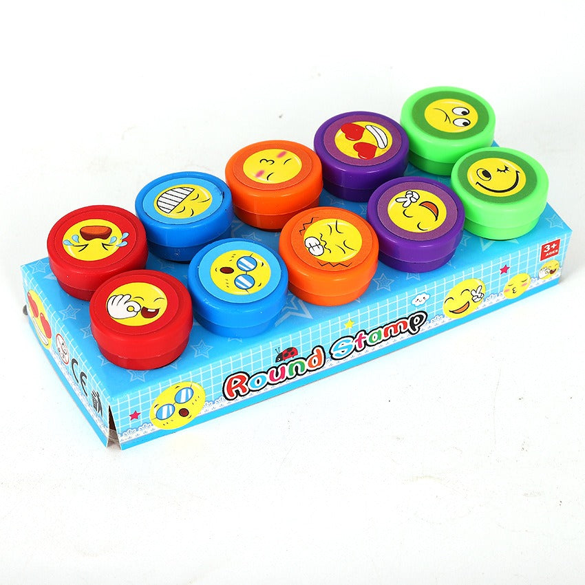 10 Pcs Childrens Day Toy Stamp Set Creative Stationery Cartoon Cute Stamp Childrens Dinosaur Stamp