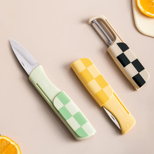 Multi functional two in one fruit knife peeling knife Tiktok dual-use fruit peeling and peeling artifact