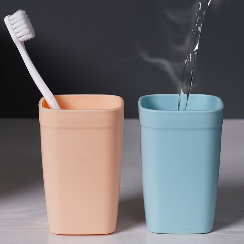 Wall Mount Magnetic Toothbrush Cup Holder Anti-dust Draining Mug Gargle Cup Toothpaste Storage Rack Family Set Bathroom Products