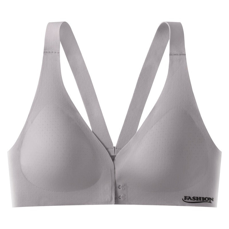 Front Breasted Adjustable Gathered Back for Comfortable Movement, No Marks, No Steel Rings, Ultra Thin Underwear Bra