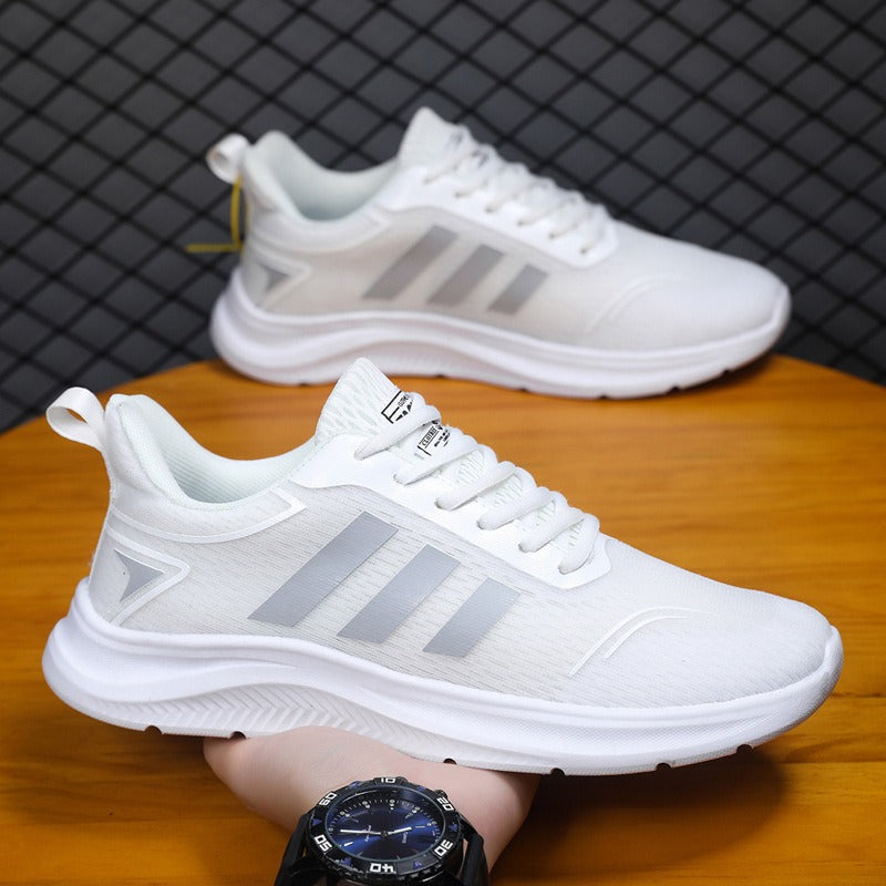 Men's Shoes, Breathable and Deodorized In Summer, Fish Mesh Running Shoes, Men's Casual Sports Shoes, Ultra Light Trendy Shoes