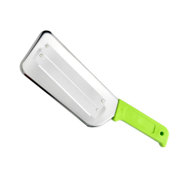 Stainless Steel Peeler, Double-Edged Planer, Multifunctional Cabbage Planer, Shredder, Rubber Handle, Slicer, Shredder