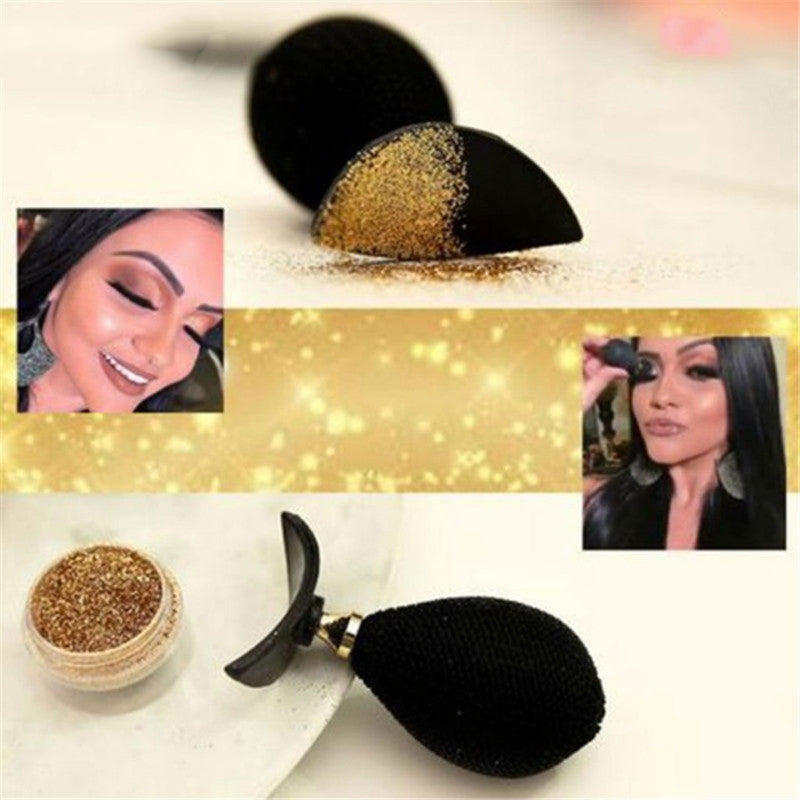 Mini aplicador de sombra de ojos perezoso de moda, sello de silicona para sombra de ojos, pliegue popular para maquillaje