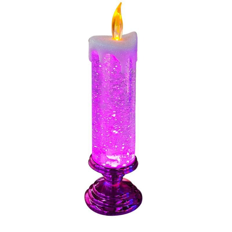 New European Decorative Crafts Night Lights Colorful Dream Crystal Candle Tourism Souvenir LED Night Lights