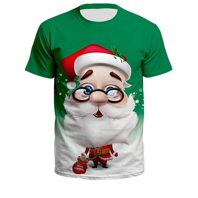 Christmas T Shirt Women Tshirt Plus Size T-shirt Female Short Sleeve Funny T Shirts Unisex Tops Summer Top Tees