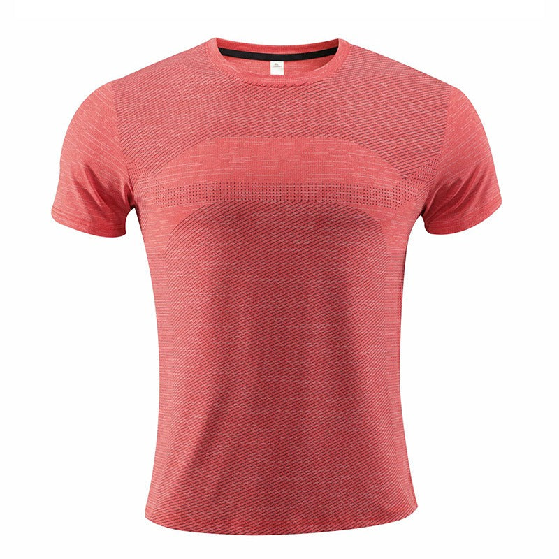 Camiseta deportiva de manga corta para hombre, ropa de secado rápido, ropa para correr de verano, ropa de fitness