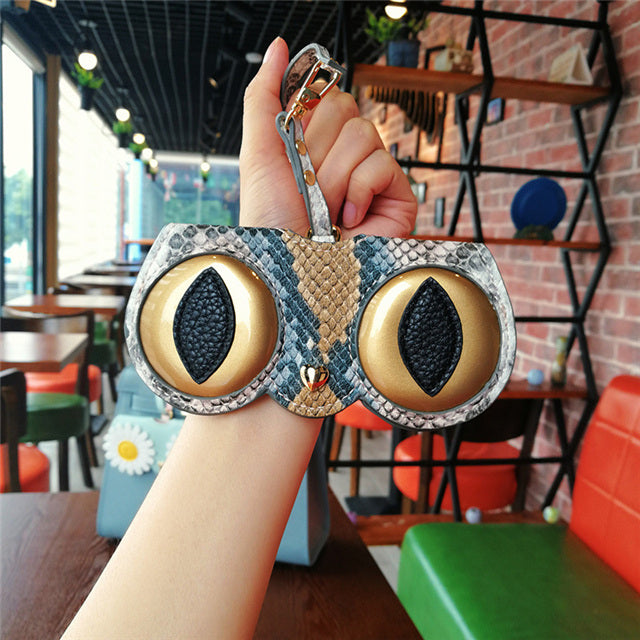 Animal Cartoon Fashion Hot Sale Women Portable Case PU Leather Sun Eye Glasses Box For Eyeglass Sunglasses Cute Protection Bag