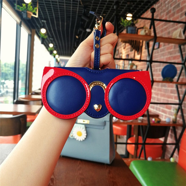 Animal Cartoon Fashion Hot Sale Women Portable Case PU Leather Sun Eye Glasses Box For Eyeglass Sunglasses Cute Protection Bag