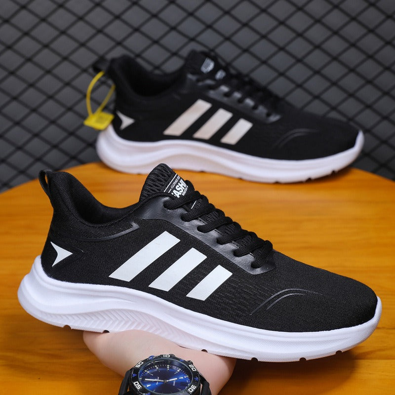 Men's Shoes, Breathable and Deodorized In Summer, Fish Mesh Running Shoes, Men's Casual Sports Shoes, Ultra Light Trendy Shoes