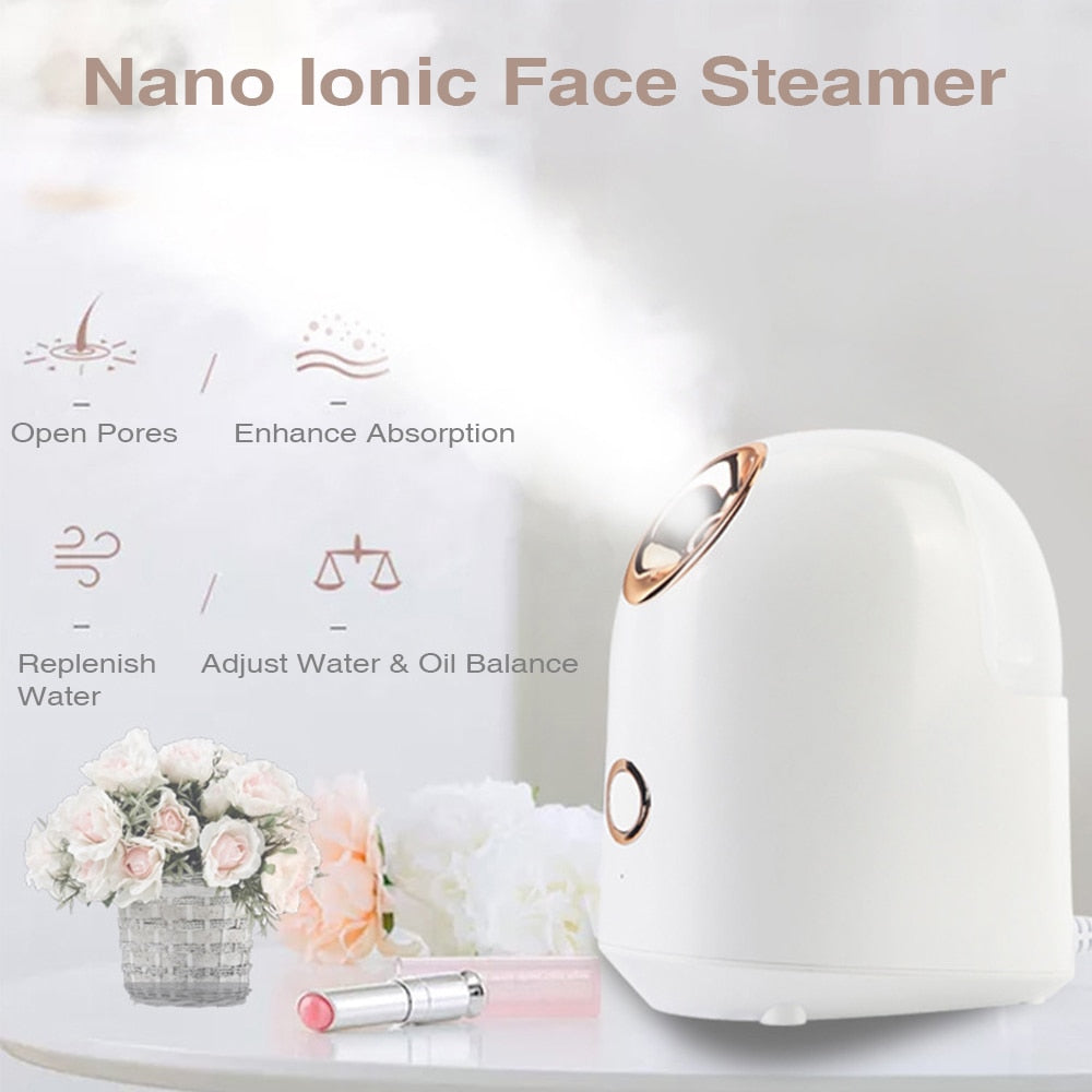 Face Steamer Facial Cleaner  skin care tools massager Humidifier Hydrating Anti-aging Wrinkle Women Beauty Skin Care Tools