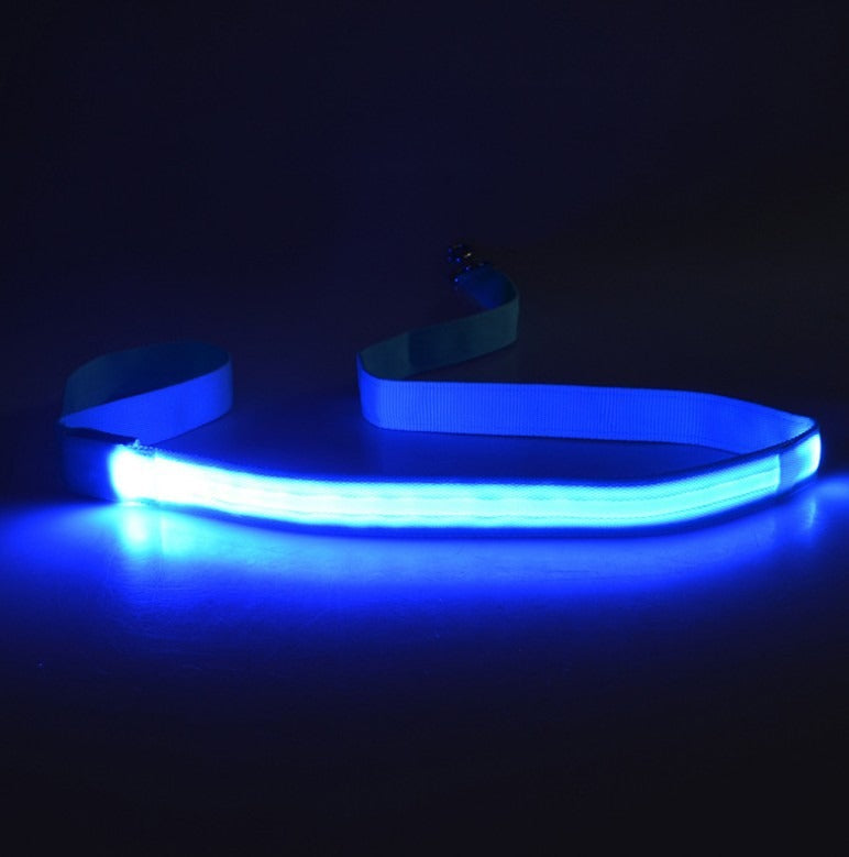 LED Light-Emitting Dog Leash Tractor Pet Belt / Light-Emitting Rope / USB Flashing Light Traction Rope Dog Leash