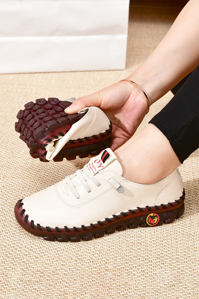 Popular Handmade Soft Sole Shoes With Ox Tendons New Style Flat Sole Shoes For Women In Spring And Summer Casual Shoes