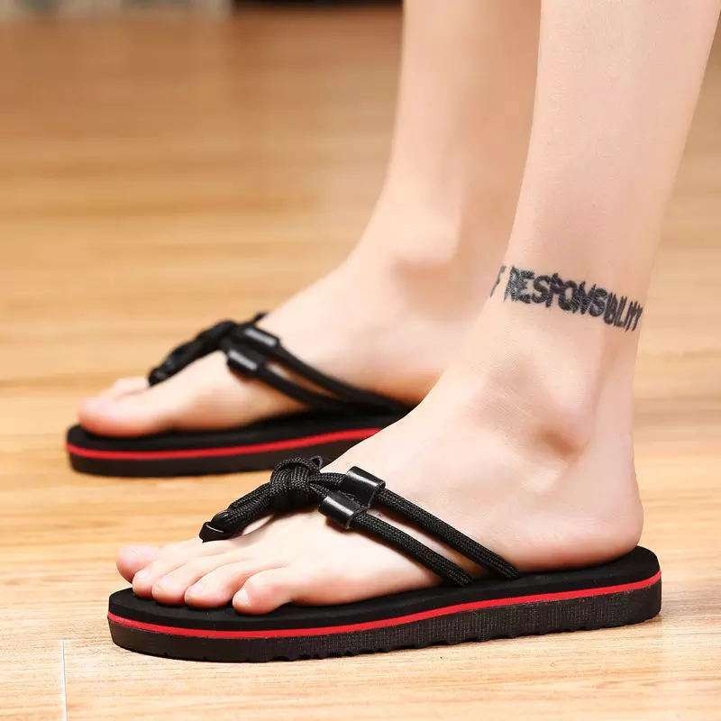 Summer New Men's Flip-Flops Summer Fashion Wear Trendy Sandals Beach Shoes Casual Non-Slip Sandals