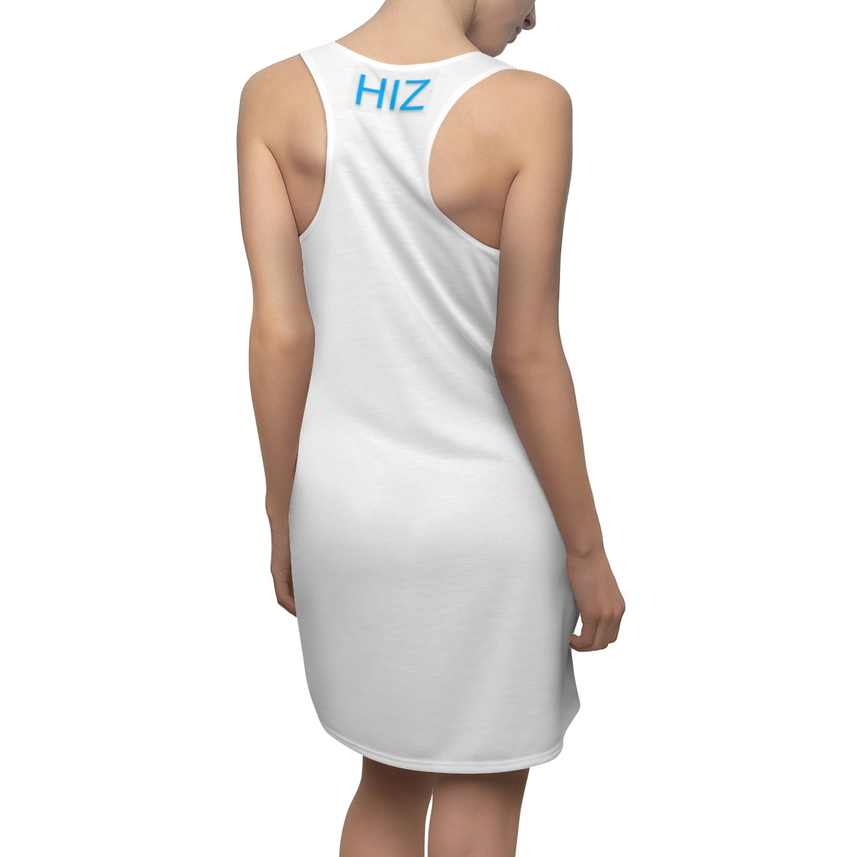 Hiz and Herz Women's Cut & Sew Racerback Custom Dress (front & back design)