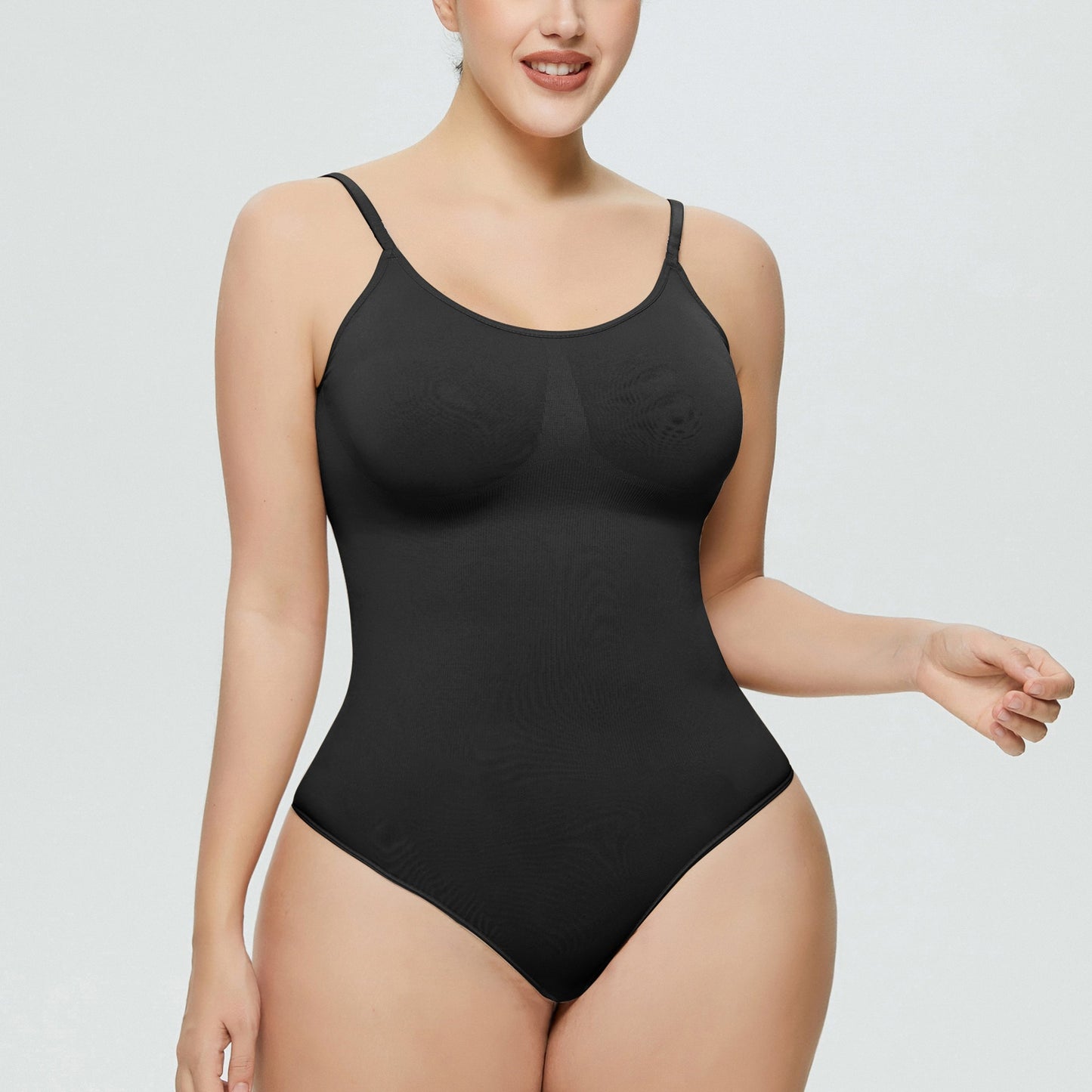 Grande Body senza cuciture Corsetto stretto da donna Body elástico dividido ajustado Body ajustado