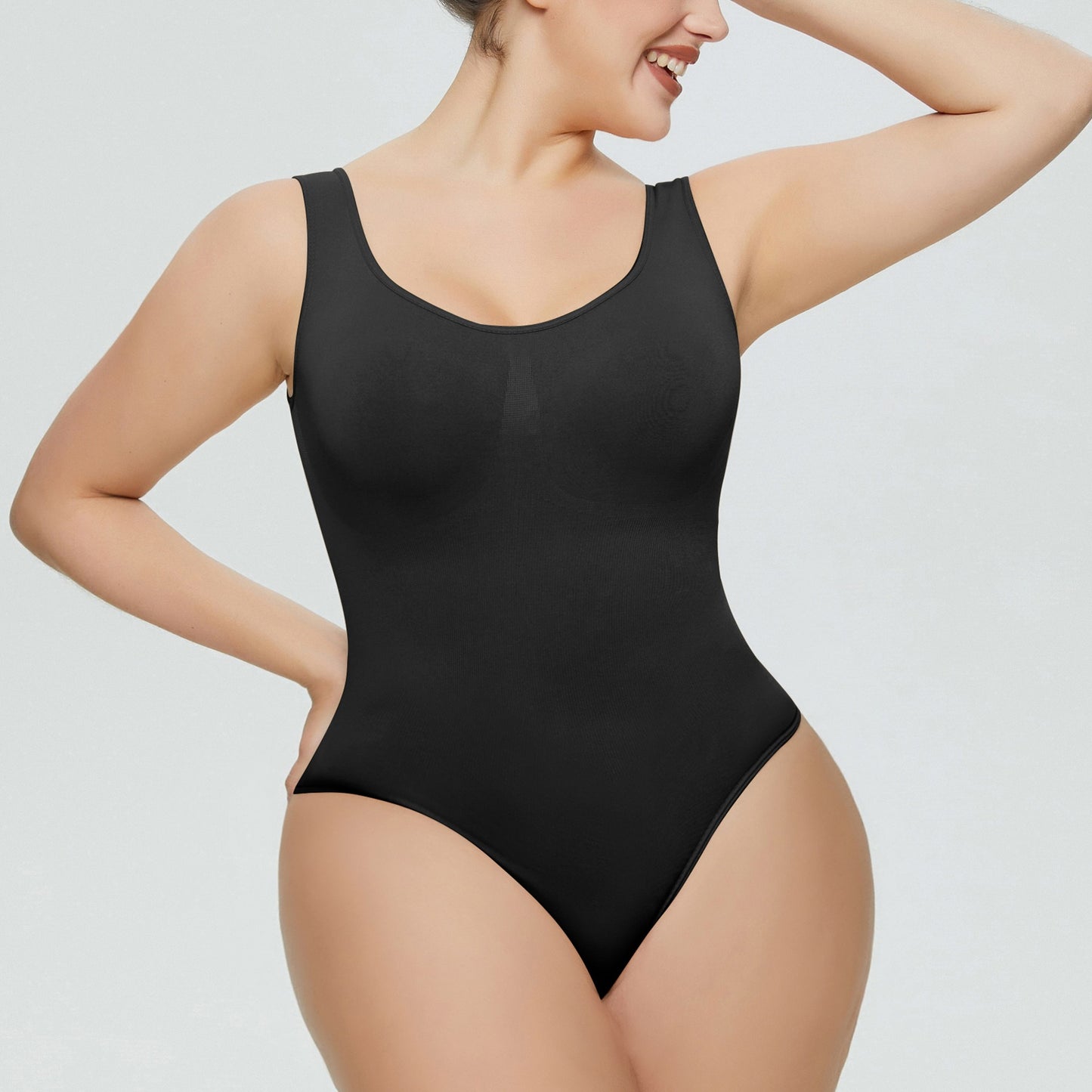 Grande Body senza cuciture Corsetto stretto da donna Body elástico dividido ajustado Body ajustado