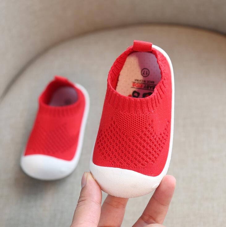 Spring Infant Toddler Shoes Girls Boys Casual Mesh Shoes Soft Bottom Comfortable Non-slip Kid Baby First Walkers Shoes