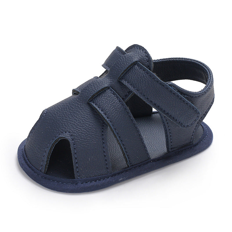 Zapatos de bebé Verano Bebé Niño 0-1 Años Sandalias de color sólido Zapatos para niños pequeños