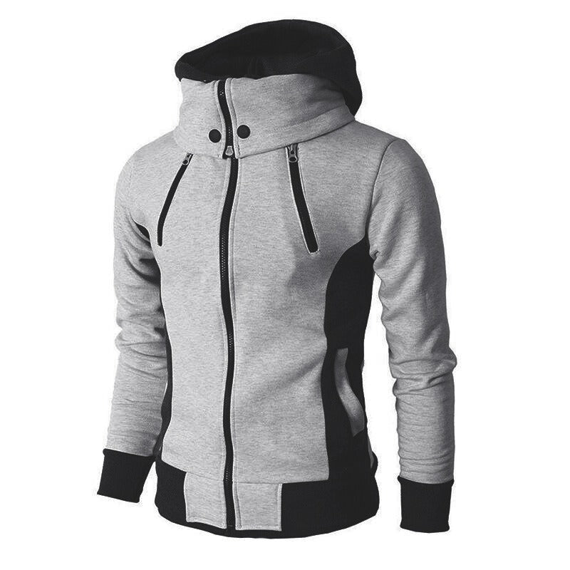 New Men's Hooded Zippered Sweater Casual Autumn Winter Jacket Sports Outdoor Men's Coat