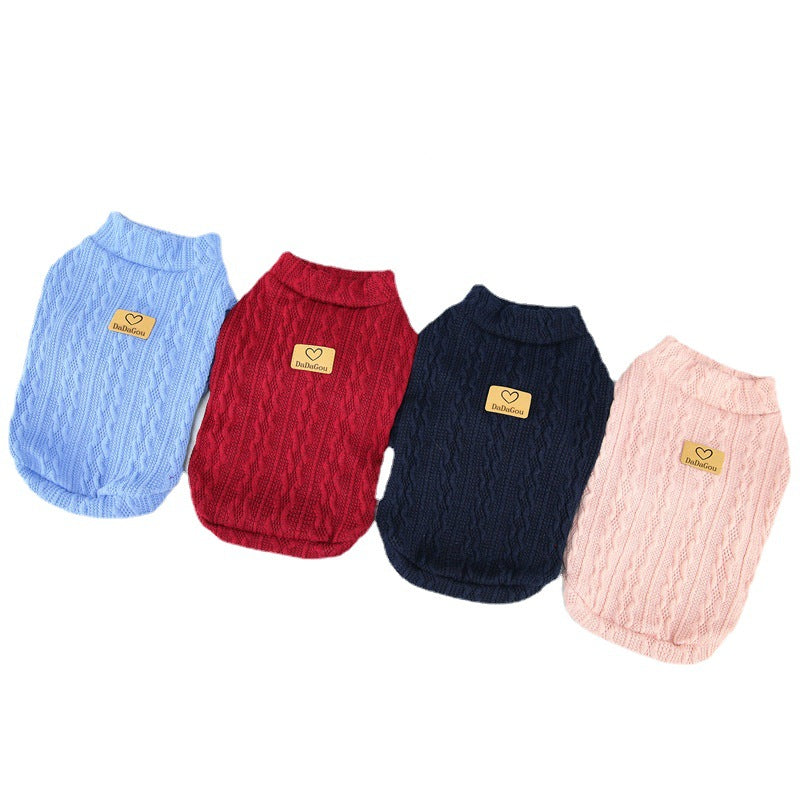 Pet Dog Clothing Autumn And Winter Clothing New Teddy Small Dog Pet Clothing Autumn And Winter Sweater