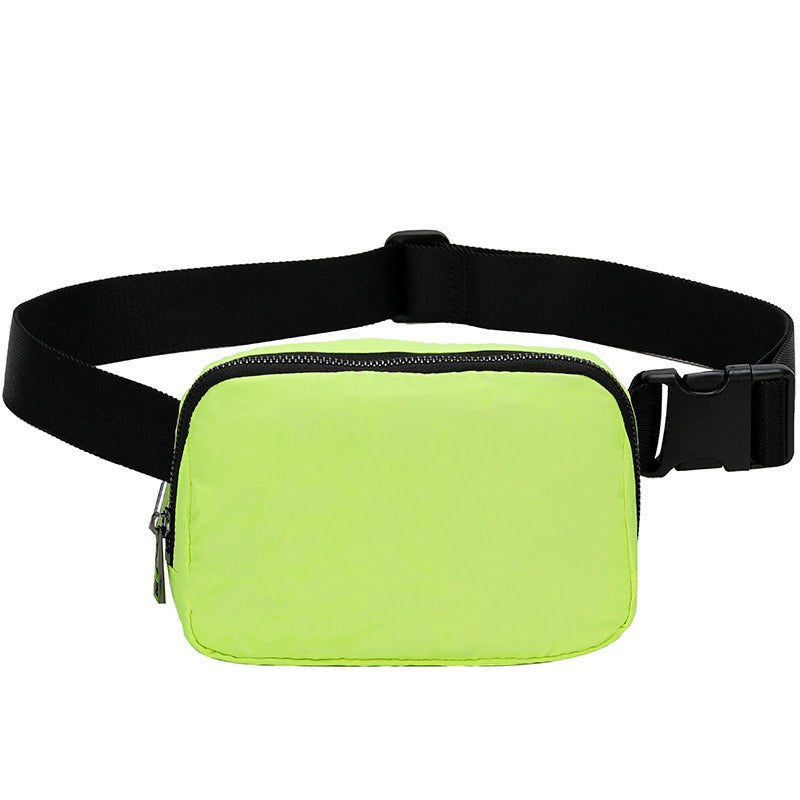 Waist Bag Nylon Waterproof Chest Bag Outdoor Sports Running Waist Bag Dew Cross Body Waist Bag For Men And Women