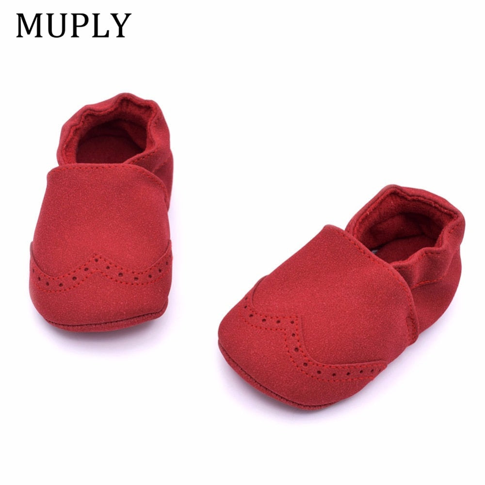 Nubuck Leather Baby Shoes Infant Toddler Baby Girl Boy Soft Sole First Walker Baby Moccasins High Quality Kid's Shoes For 0-18M