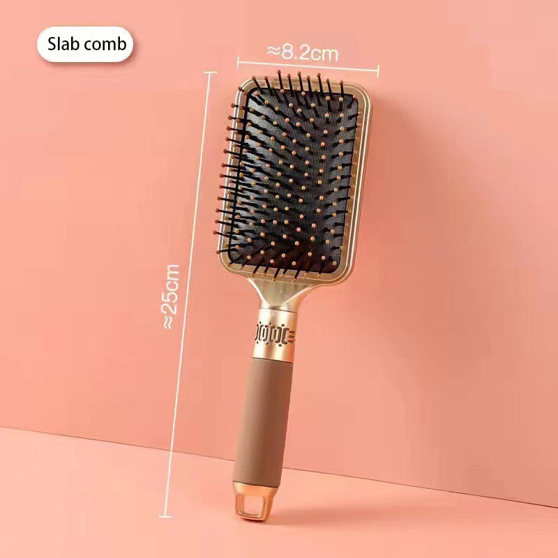 Peine acanalado Peine para cabello rizado Peine para masaje casero Peine para cabello liso Peine de gran curva Peine para modelar Peine con cojín de aire