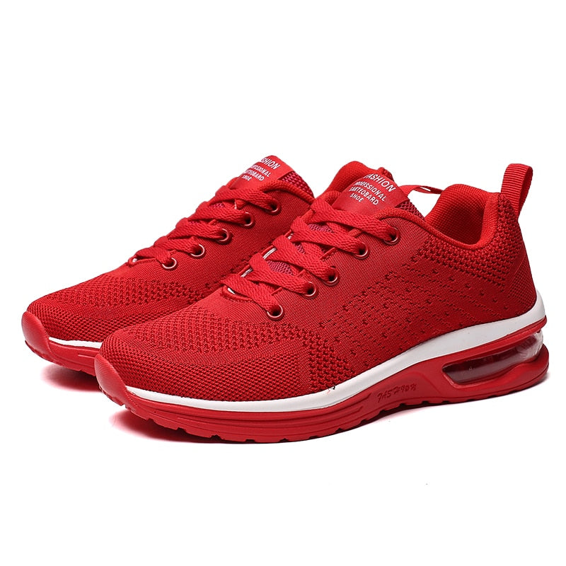 Men Running Shoes Breathable Lightweight Running Sneakers Women Flats Sports Shoes Air Cushioning Athtetic Gym Couple Shoes