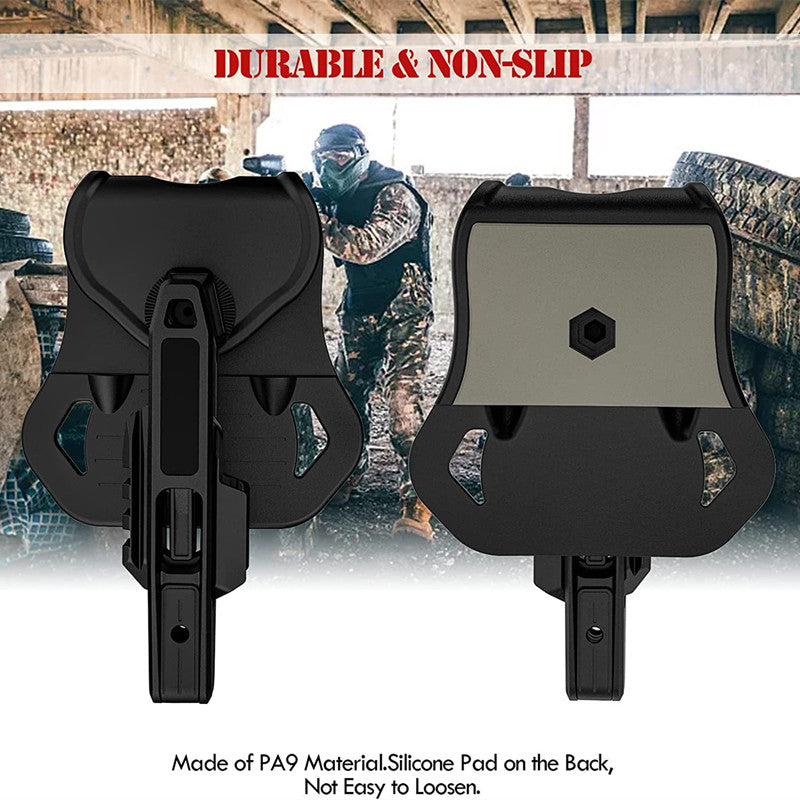 Funda táctica militar para pistola, funda oculta para pistola izquierda y derecha, para todos los accesorios Airsoft Glock 9 mm/SW40/357 de doble pila