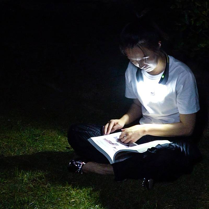 Nueva lámpara de cabeza COB LED Mini lámpara de cabeza tipo C recargable para pesca nocturna al aire libre Lámpara de cuello para correr de noche