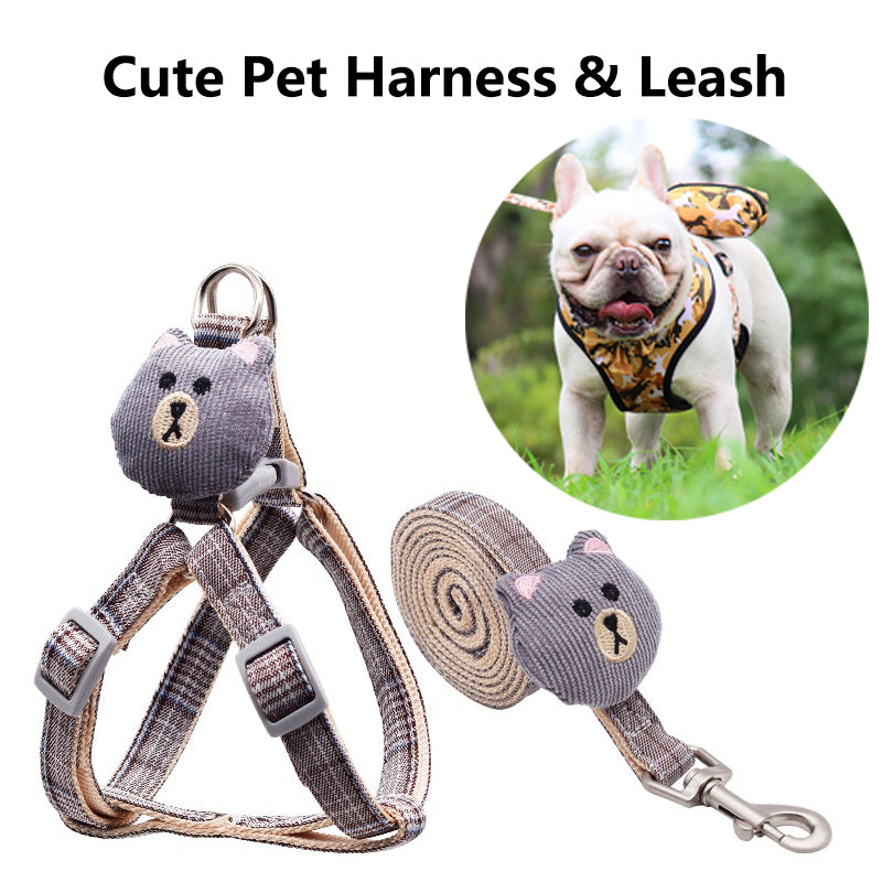 Dog Rope Bear Puppet Dog Traction Rope Adjustable Cat Rope Dog Rope Dog Chain Cat Rope Pet Traction Rope