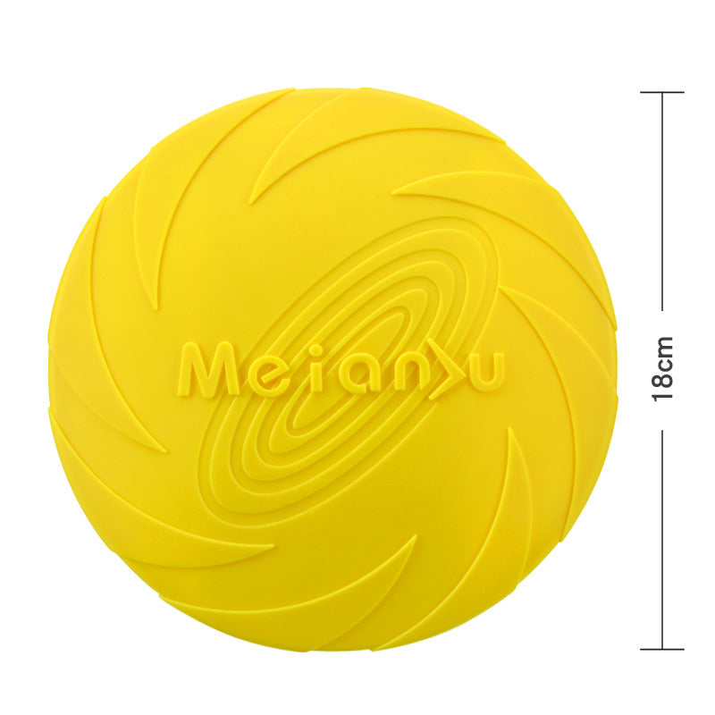 Meianju Dog Frisbee Pet Toys Interactive Toys Pet Frisbee Floating Bite resistant Retrieving Training