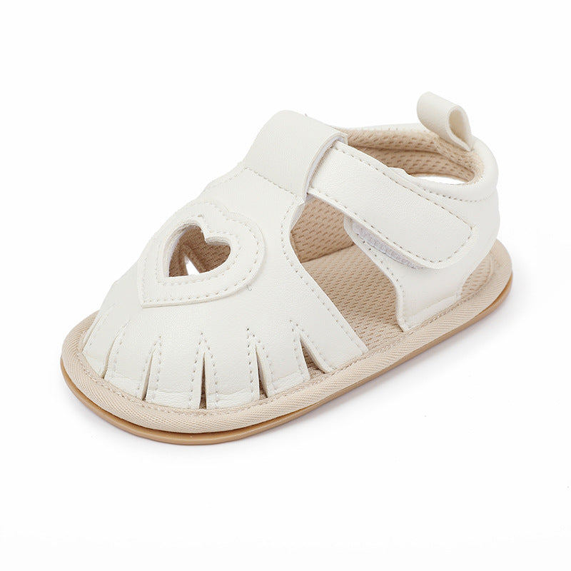 Sandalias de verano para recién nacidos, suela de goma, zapatos transpirables, zapatos de princesa, zapatos para niños pequeños, zapatos para bebés 