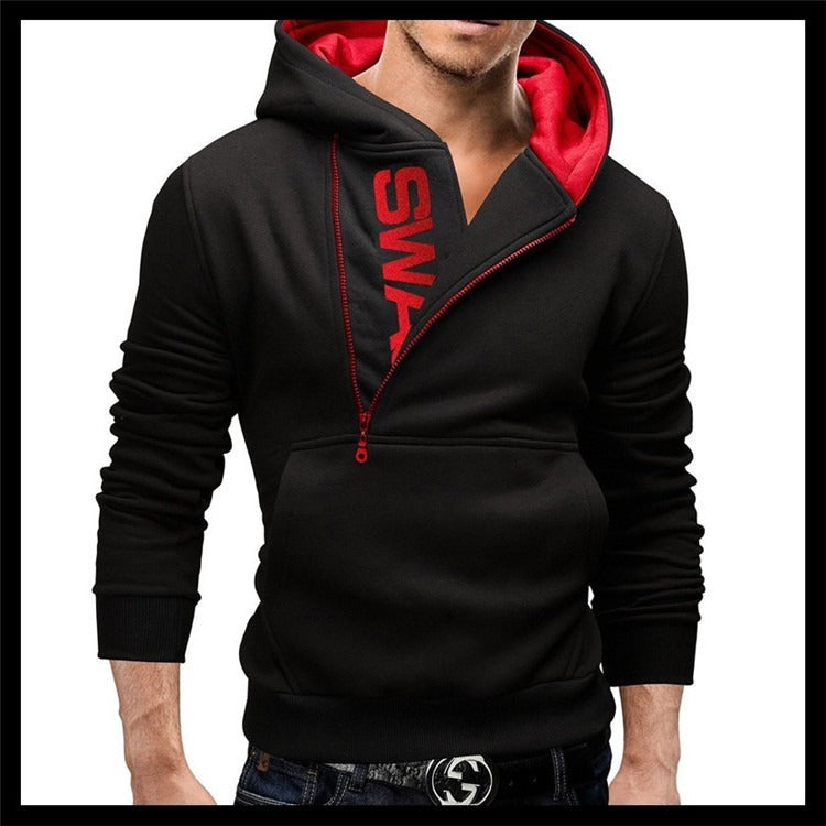 Muscle New Fitness Sports Bodysuit Men's Autumn Leisure Running Training Loose Youth Hoodie