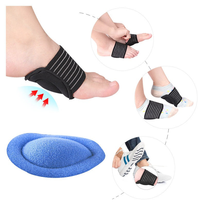 Thick Foot Pad, Flat Arch Foot Pad, Sporty and Fashionable Breathable Insole, Bandage, Foot Cover, Arch Support Pad