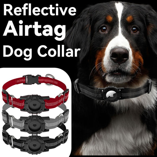 Adecuado para Apple Locator Airtag Estuche protector Collar para mascotas Collar antipérdida para perros con localización de mascotas