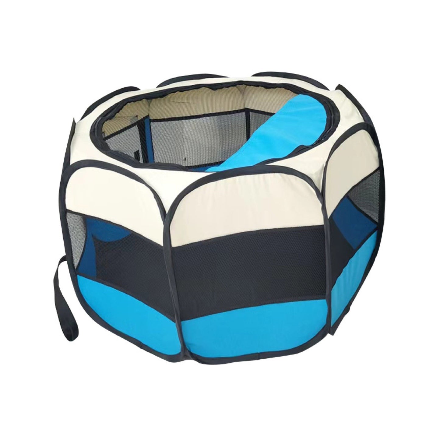 New Cat Kennel Dog Kennel Detachable And Washable Octagonal Pet Cage Waterproof Oxford Cloth Grab Dog Tent Octagonal Fence