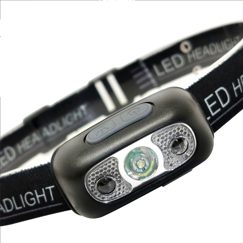 New COB Head Lamp LED Mini Head Lamp Type-C Rechargeable Outdoor Night Fishing Night Running Neck Lamp