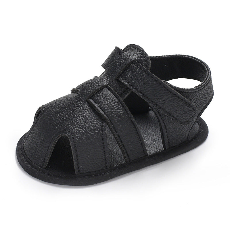 Zapatos de bebé Verano Bebé Niño 0-1 Años Sandalias de color sólido Zapatos para niños pequeños