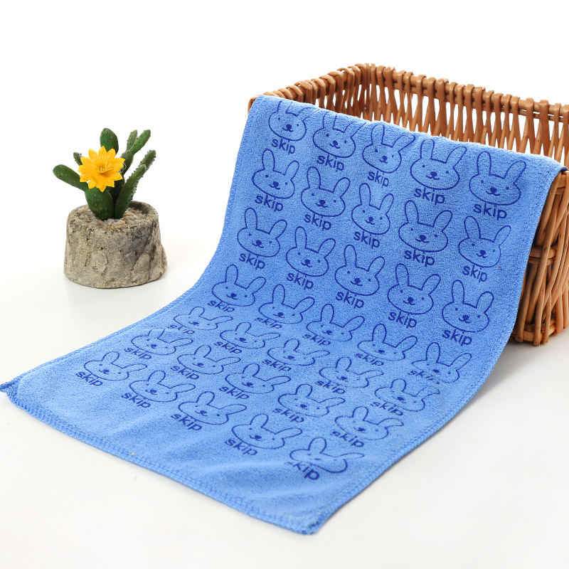 25*50cm Cute Baby Kid Towel Face Microfiber Absorbent Drying Bath Beach Towel Washcloth Swimwear Baby Towel Cotton Kids Towel