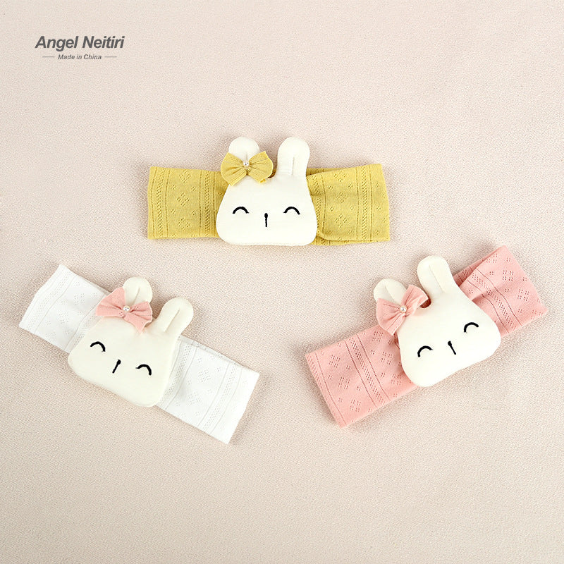 Korean Style Baby Hairband Rabbit Hair Accessories Baby Headwear Headband Baby Head Flower