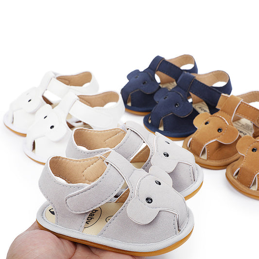 Baby Boy Sandals Newborn Rubber Sole Shoes 0-1 Years Old Summer Breathable Shoes Toddler Shoes